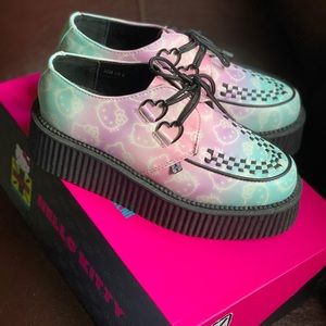 SOLD TUK Hello Kitty Ombre Mondo Creepers